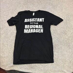 Bella Canvas Black Short Sleeve The Office Tee